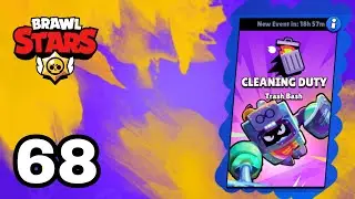 Cleaning Duty Gameplay 🗑 | Brawl Stars Gameplay #068 🗑🍌