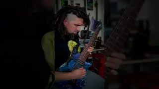 Ibanez RG8 Mod Pour guitar “Branching Realities” #ibanez #rg8 #guitar #gorillapickups