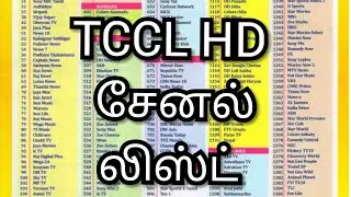 TCCL SET TOP BOX FULL CHANNEL LIST