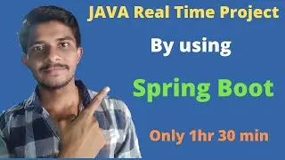 Spring boot real-time projects//java real-time project//using spring boot//Easy Learning Channel
