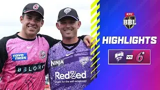 Hobart Hurricanes v Sydney Sixers Match Highlights | 