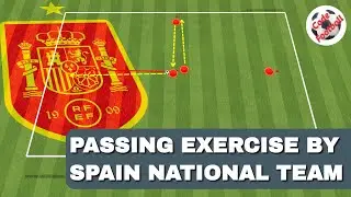 Passing drill by National Team of Spain!