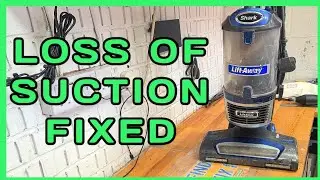 shark filter cleaning instructions. how to fix loss of suction.