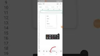 Merging of cells in spread sheet//work sheet//Excel using wps office