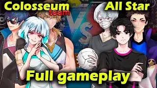 Colosseum team vs All Star. 19 stage. Full gameplay. New s rank. The Spike Volleyball 3x3