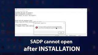 Hikvision SADP Tools Installation Solution | SADP cannot open after installation