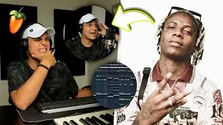 gravei um TRAP estilo YUNK VINO - RED DOT no studio novo!