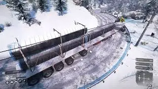 Large Pipes Transportation | Fleetstar F2070A | SnowRunner