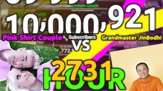 Fastest Growing YouTube Channels of 2023: Pink Shirt Couple VS GrandMaster JinBodhi In 2731 HOURS