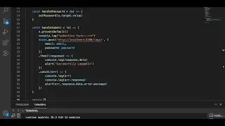 Login API how to configure in frontend REACT.Using Axios how to form API call with POST request