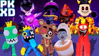 ¡ADMIN EXE REGRESA con BANBAN RAINBOW FRIENDS y SKIBIDI TOILET ZOMBIE! para HALLOWEEN PK XD 🐸 SIMBA