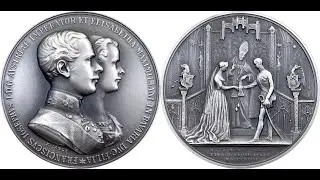 Silver Habsburg Medal 1854/2024 Czech Mint, Wedding of Franz Joseph I. MS70 ANTIQUED