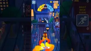 Subway surfers trying to fly 