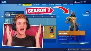 *NEW* SEASON 7 BATTLEPASS In Fortnite (100% UNLOCKED)