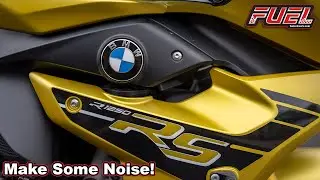 BMW R1250R R1250RS Sport New Aftermarket Fuel Diablo Exhaust & Fun With A Sony A7SIII Digital Camera