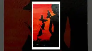Paint a girl #art #shorts #youtubeshorts #drawing #creative #short