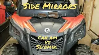 Can Am Mirror Comparison CanAm vs Seizmik