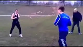 драка футболист против гопника