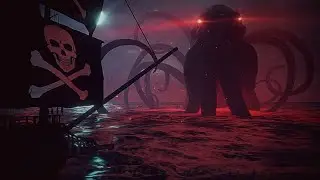 Unleash The Kraken Scene - Pirates of the Caribbean Theme - Looping Animations