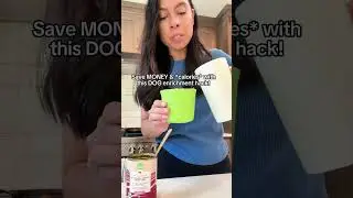 Dog Enrichment HACK! Follow for more 🐶💜