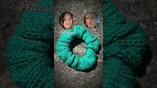 Учим с мужем цвета по вязаным резинкам