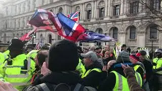 Акция протеста в Лондоне 2 февраля 2019 года против Brexit