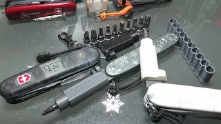 EDC TDE : 1/4" bits with Swiss Army Knife !