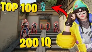 TOP 100 BEST 200 IQ MOMENTS IN VALORANT OF ALL THE TIME!