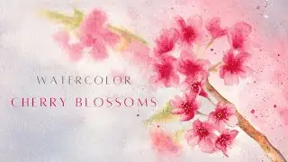 WATERCOLOR CHERRY BLOSSOMS
