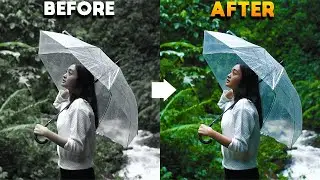 How to Colour Grade in Photoshop with 2 Different Methods.