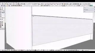 SketchUp моделируем комод ч 2