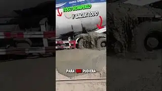 todo el concreto se desperdicio por una falla 