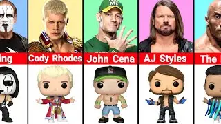 WWE Wrestlers Their Funko Pop