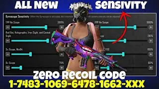 3.7 UPDATE BEST ZERO RECOIL SENSITIVITY CODE FOR ALL DEVICE | BEST ZERO RECOIL SENSITIVITY CODE