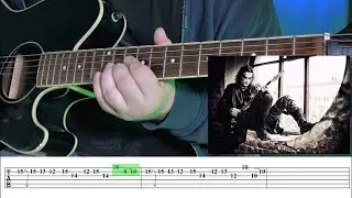 The Crow | Eric Draven Solo | Acoustic Guitar Tutorial | Guitar Lesson | Tabs 