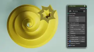 Building the Screw Modifier with Geometry Nodes in Blender 3.4