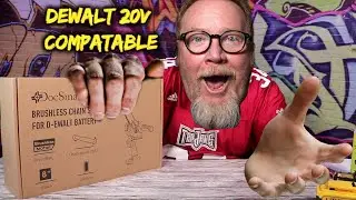 DocSmart 8 Inch Mini Cordless Chainsaw  for DeWALT 20V Max Battery Review