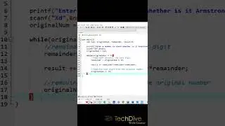 C Program to Check a Number is Armstrong or Not | armstrong number in c