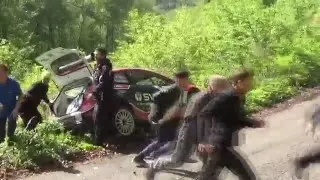 Miskolc Rally 2016 crashes