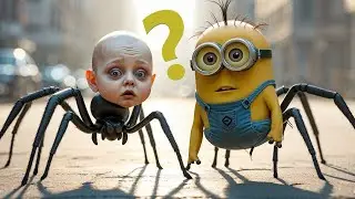 MINION.EXE 🎁🎁 - Minion Spider & Baby Spider - Story of Transformation (Minions Parody) | MiniYellow