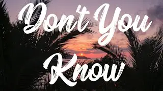 I-Sasha - Don't You Know (Official Audio)
