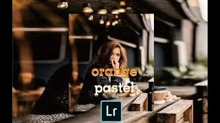 How to edit orange pastel in lightroom mobile | Tutorial