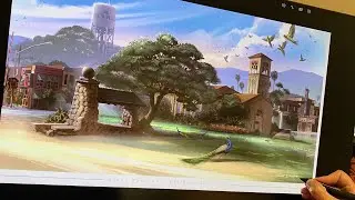 SouthPasadena Painting process by Scot Drake