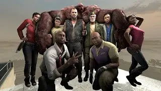 Left 4 Dead 2  Tank run 8 players.