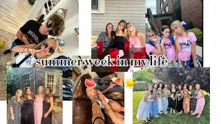 Summer week in my life!☀️🕶️⛱️🍉
