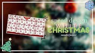 ROBLOX Speed Design | White Christmas Sweater