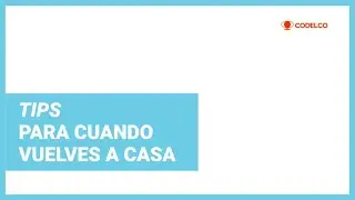 Tips para cuando vuelves a casa