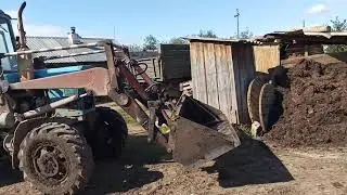 Возим навоз 