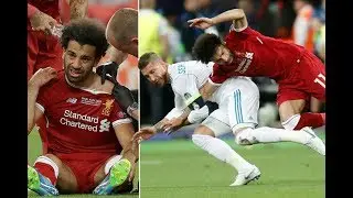Salah Injury vs Real Madrid
