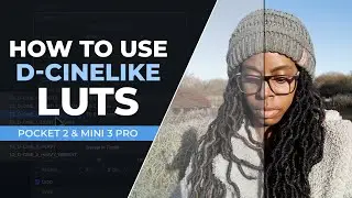 DJI Pocket 2 and Mini 3 Pro, Converting D-Cinelike Footage | LUTs Demo